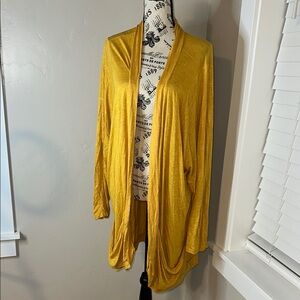 Torrid Yellow Soft Kimono Cardigan